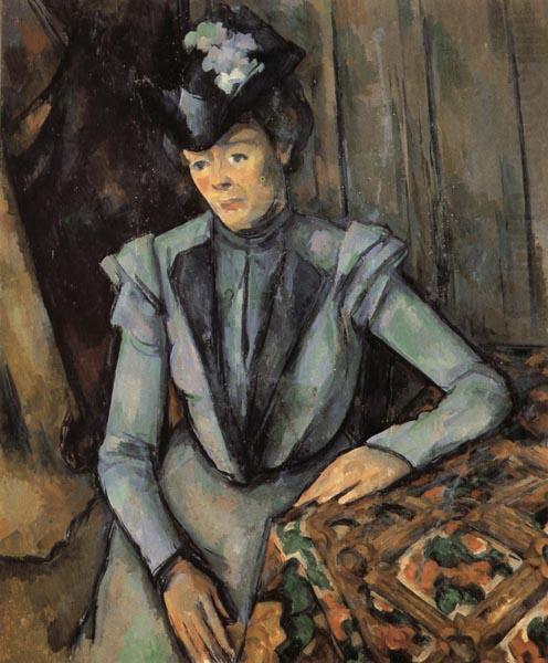 Woman in Blue, Paul Cezanne